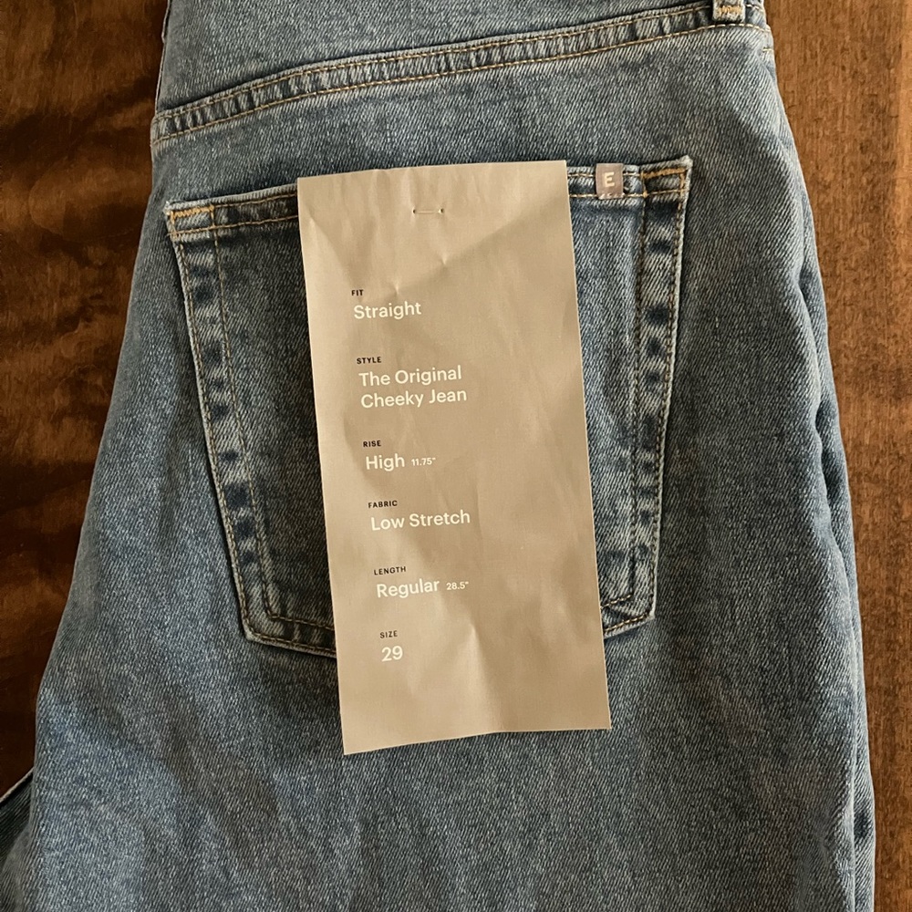 Everlane Original Cheeky Jean - Woman’s 29 NWT
